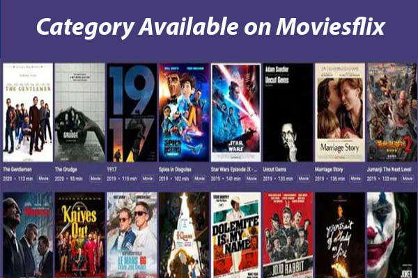 Category Available on Moviesflix